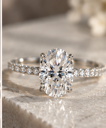 HARYA Éclat Moissanite Ring
