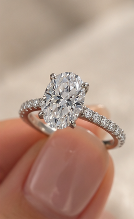 HARYA Éclat Moissanite Ring