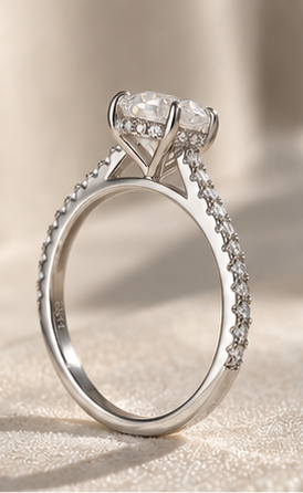 HARYA Éclat Moissanite Ring