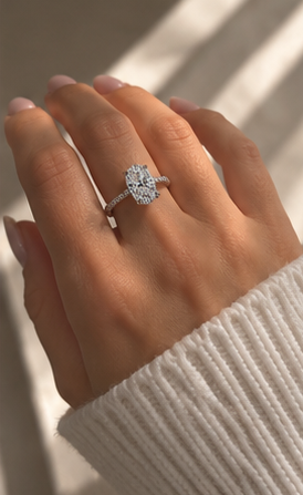 HARYA Éclat Moissanite Ring