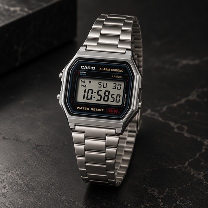 Casio A158WA-1DF individual premium product photo